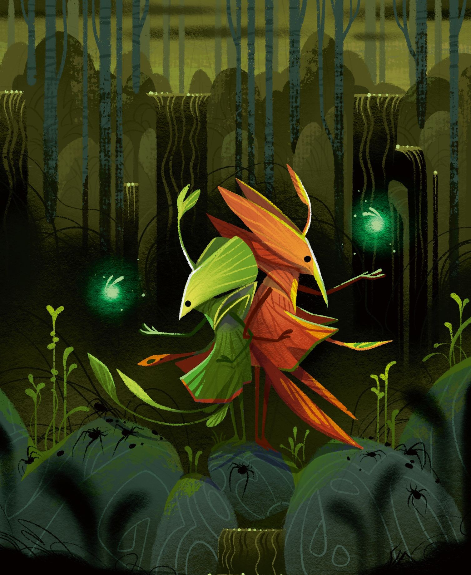 Illustration Lucioles