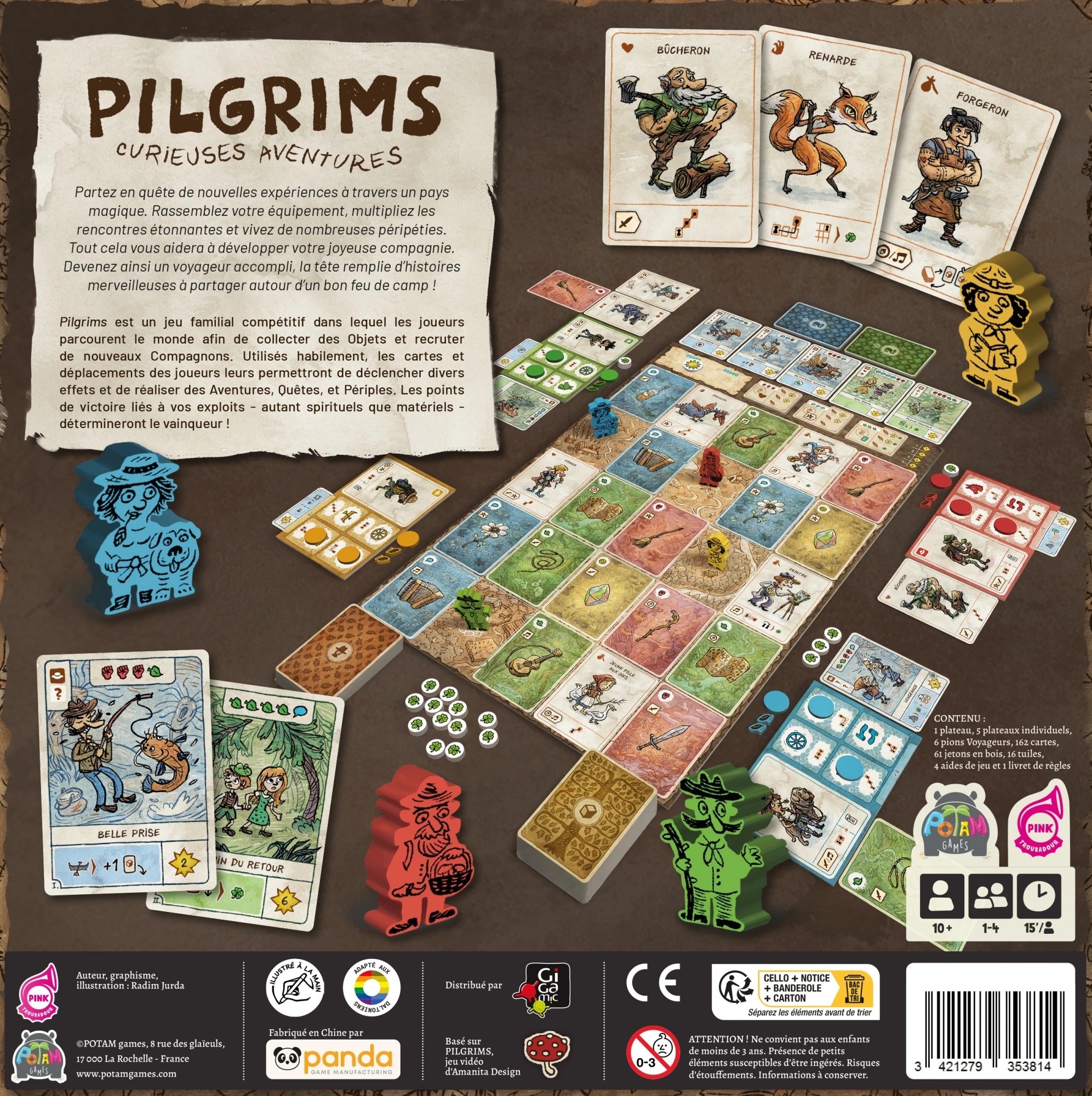 Illustration Pilgrims, curieuses aventures