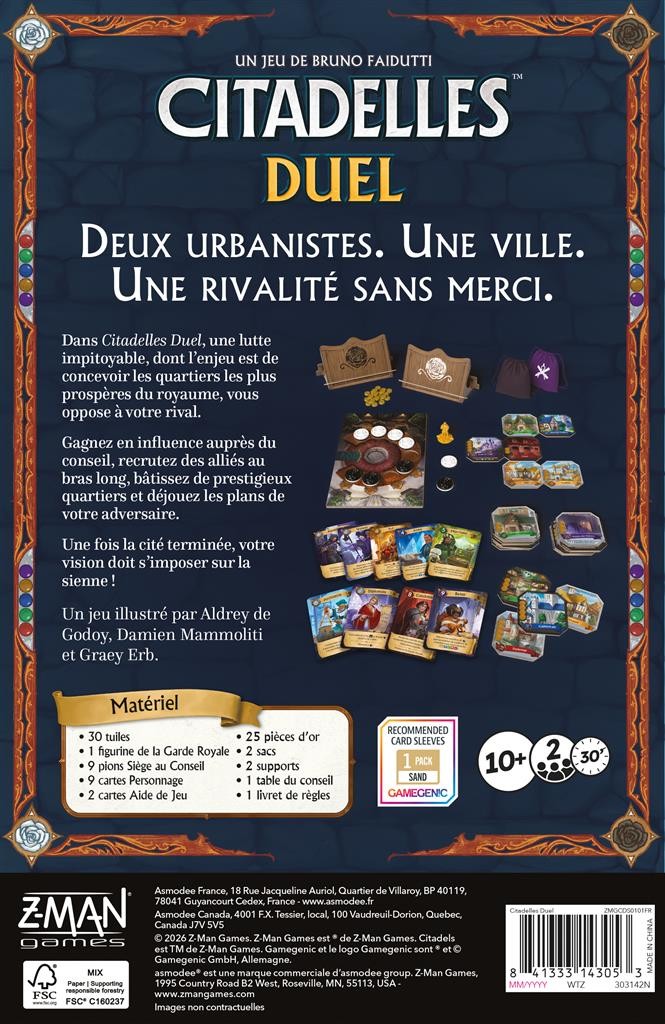 Illustration Citadelles Duel