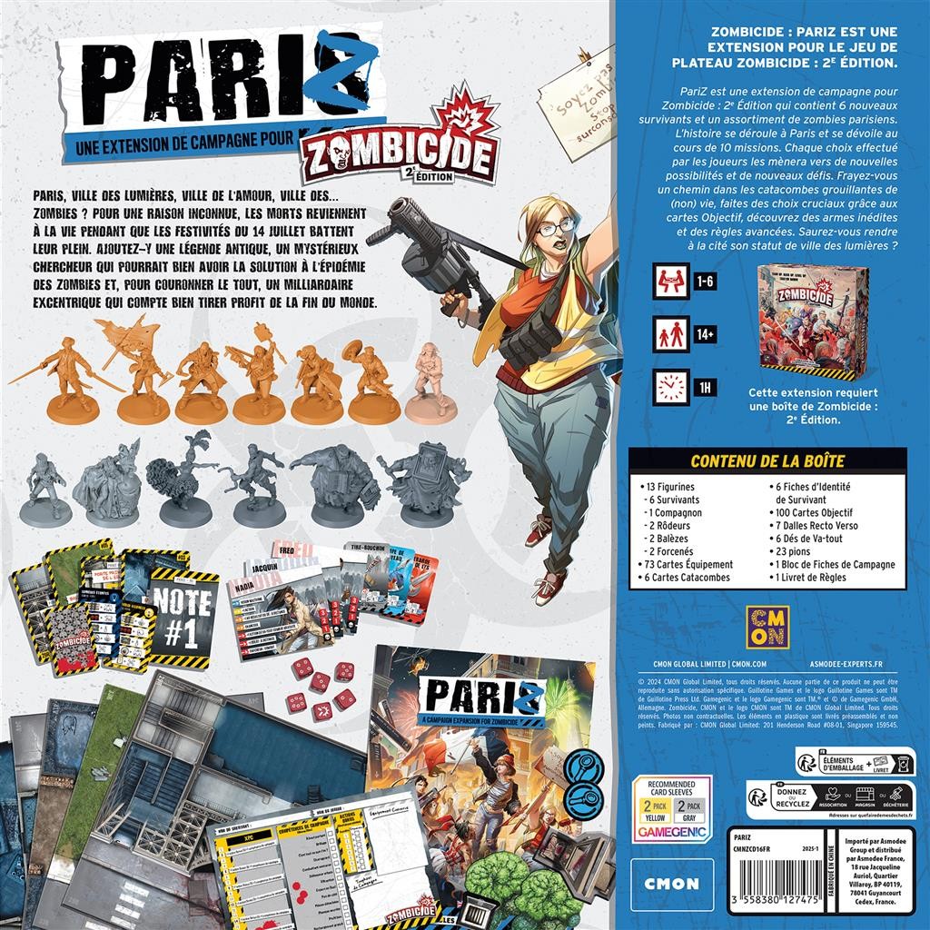 Illustration Zombicide : PariZ