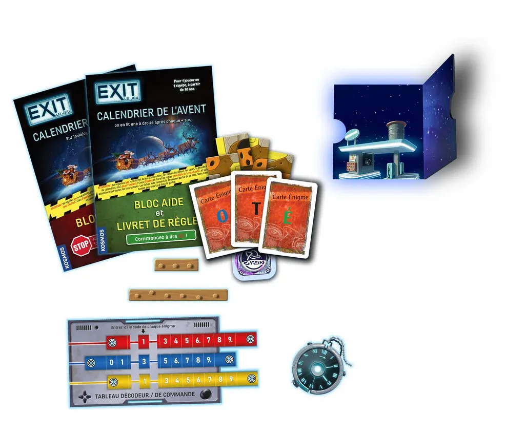 Illustration Exit Calendrier de l’Avent : La Course intergalactique