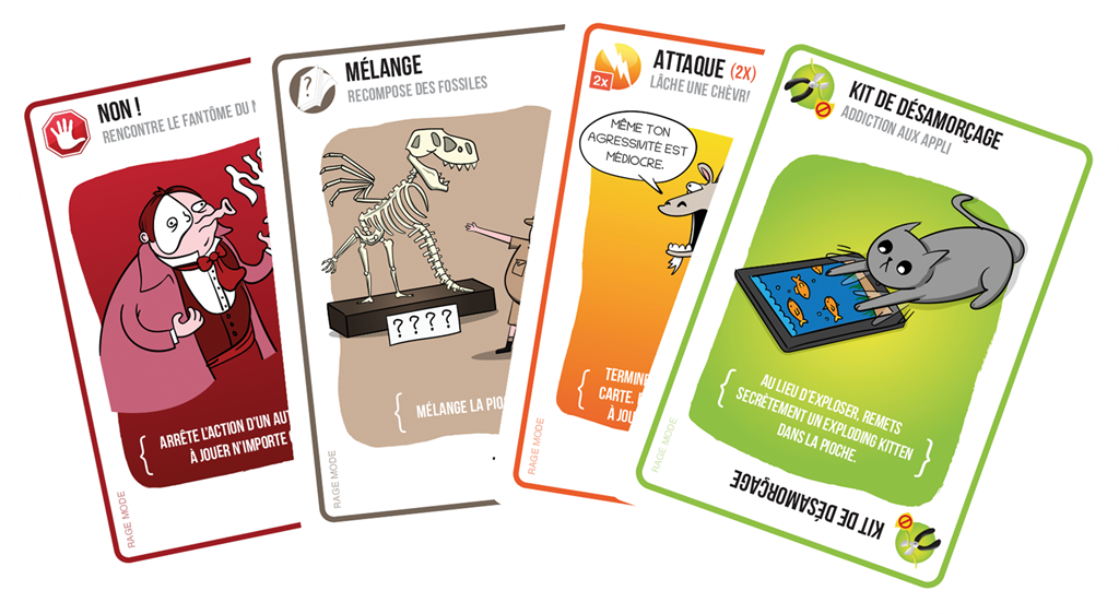 Illustration Exploding Kittens : Rage Mode