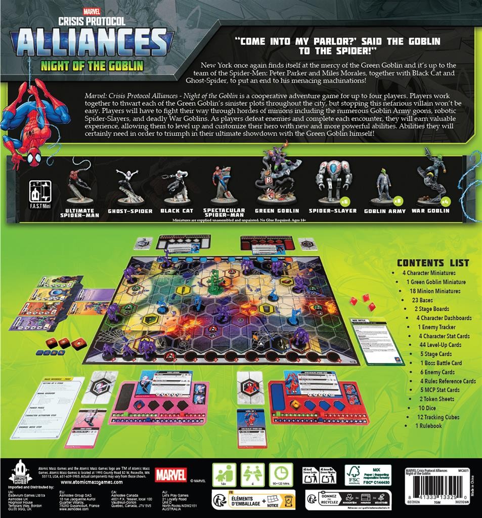 Illustration Marvel: Crisis Protocol Alliances - La Nuit du Bouffon