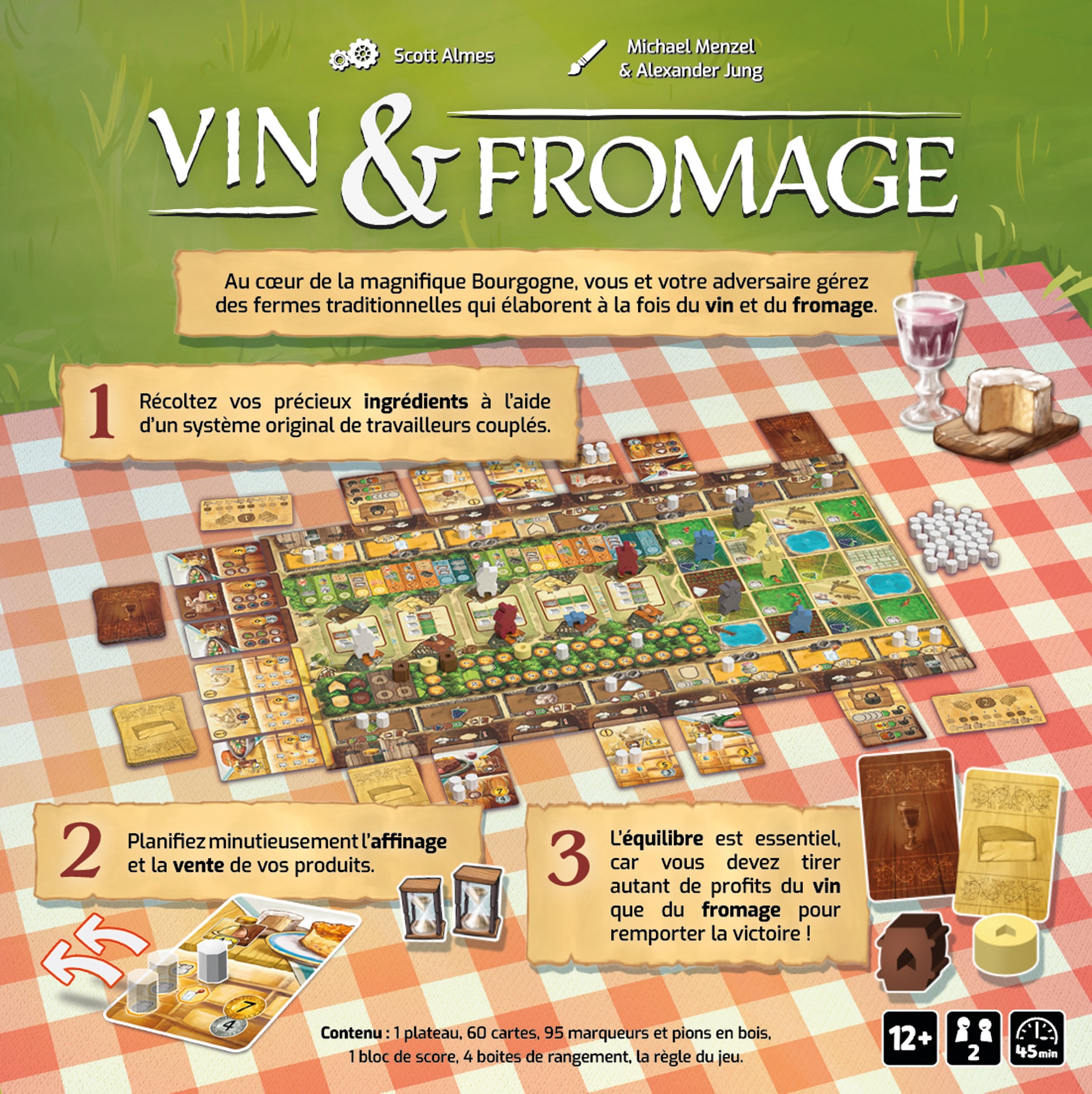 Illustration Vin & Fromage