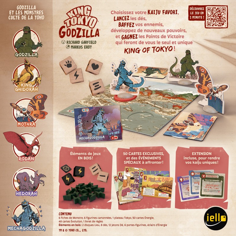 Illustration King of Tokyo : Godzilla