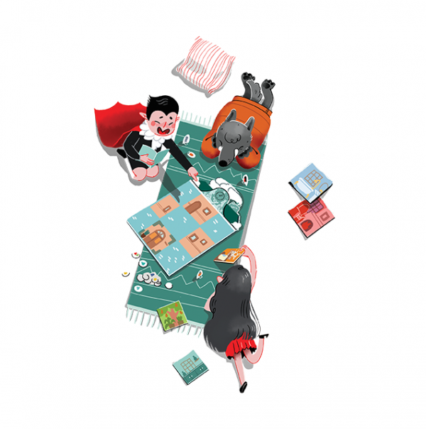 Illustration Bazar Monstre