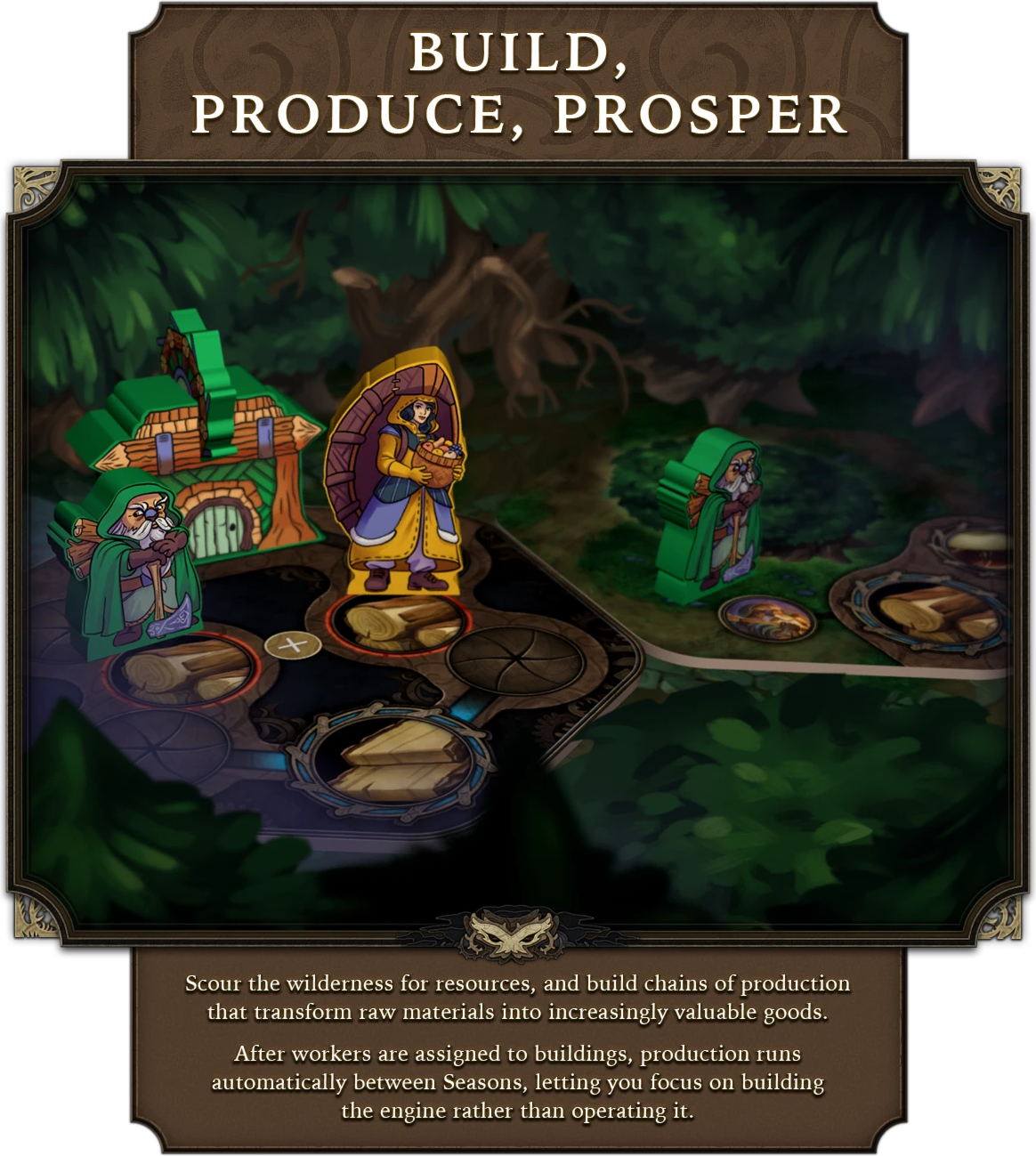 Illustration Against the Storm: The Board Game