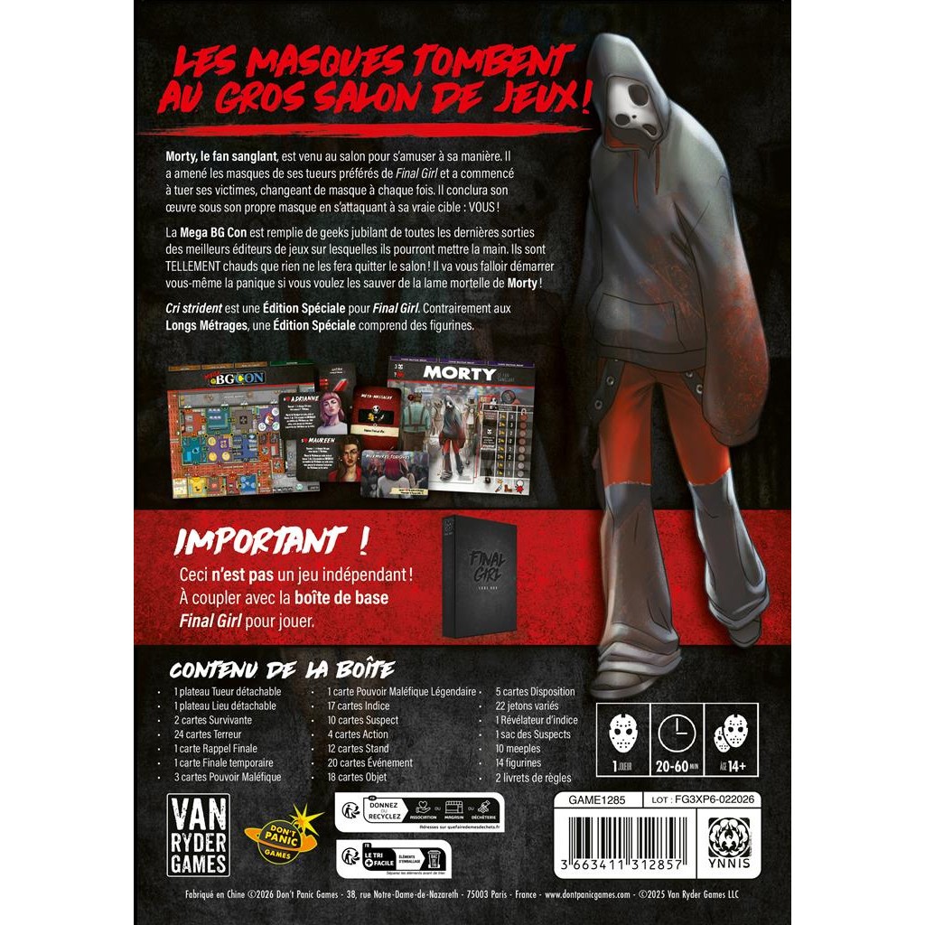 Illustration Final Girl Saison 3- Edition Spéciale : Cri Strident