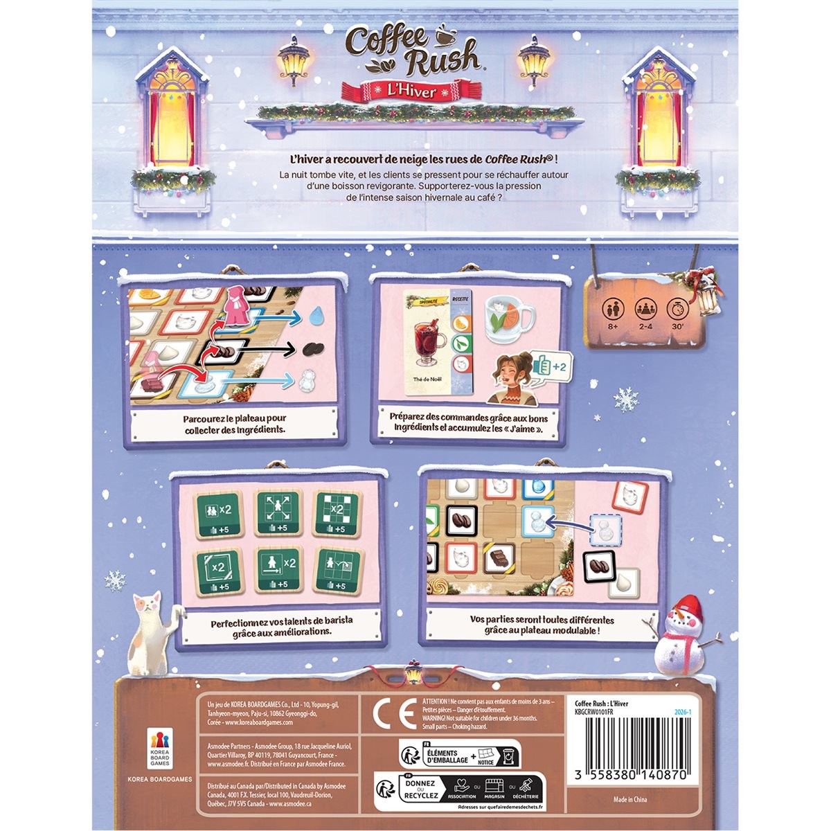 Illustration Coffee Rush : L'Hiver