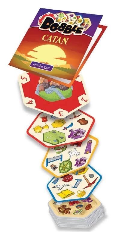 Illustration Dobble Catan