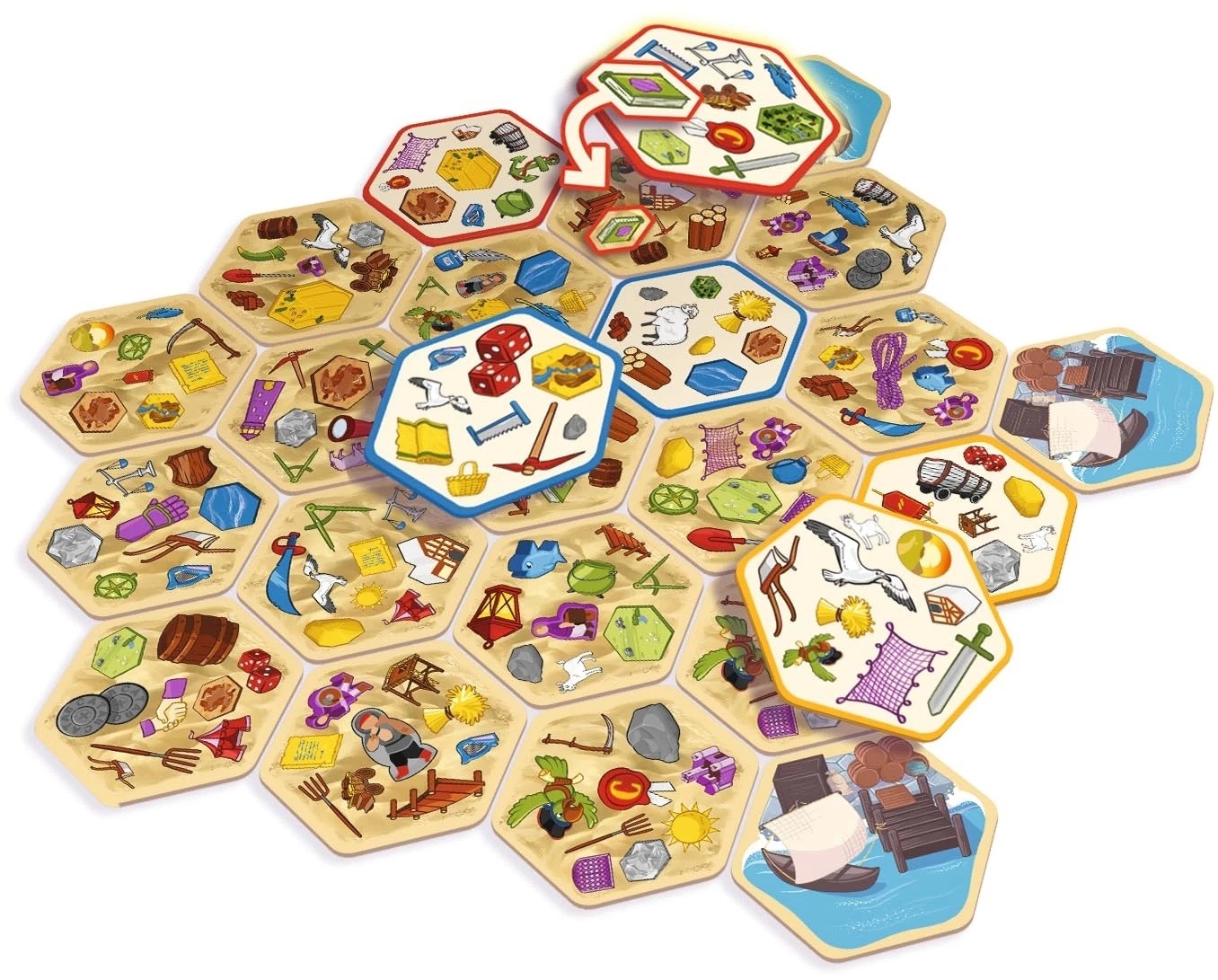 Illustration Dobble Catan