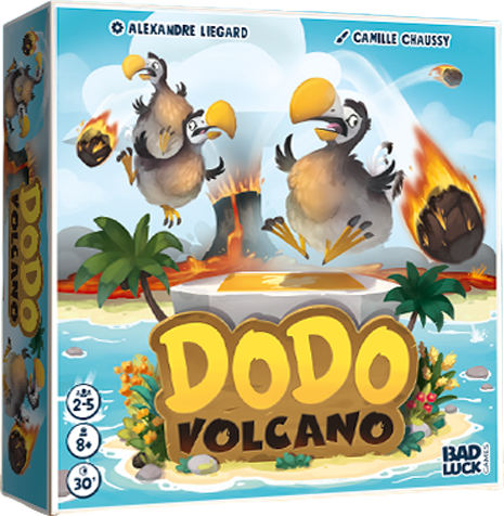 Illustration Dodo Volcano