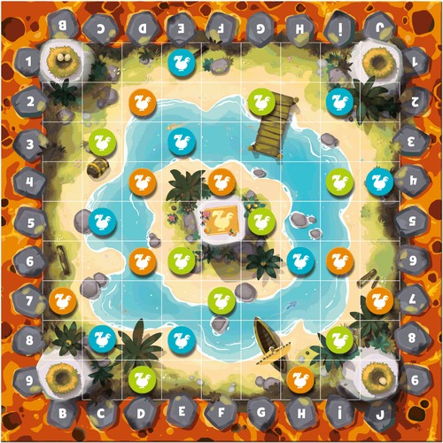 Illustration Dodo Volcano
