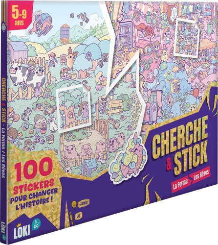 Illustration Cherche & Stick : La Ferme - Les Rêves