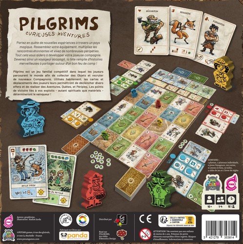 Illustration Pilgrims, curieuses aventures