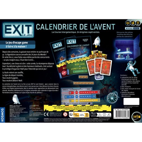 Illustration Exit Calendrier de l’Avent : La Course intergalactique