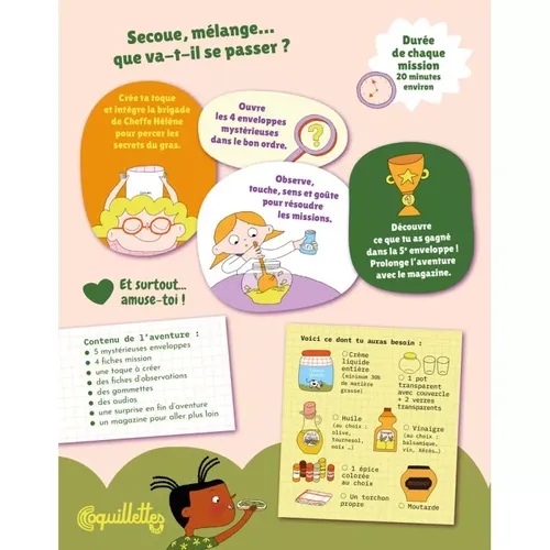 Illustration Secousses en Cuisines ! Les secrets des aliments gras