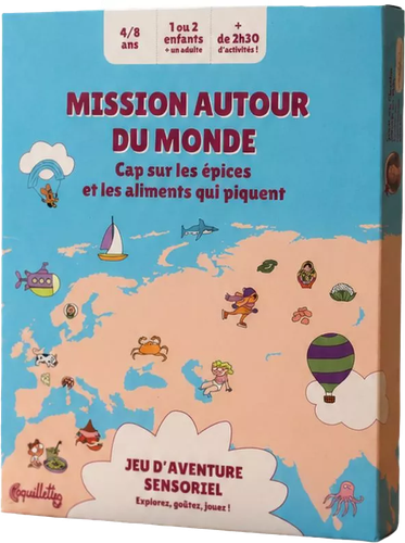 Illustration Mission autour du Monde : Cap sur les épices et les aliments qui piquent