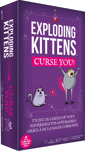 Illustration Exploding Kittens - Curse You !