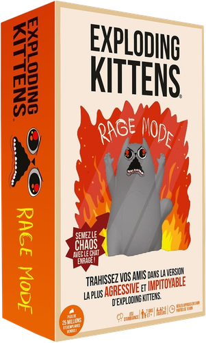 Illustration Exploding Kittens : Rage Mode