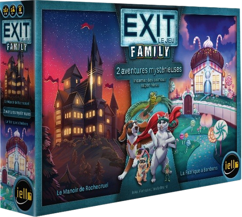 Illustration Exit Family : Le Manoir de Rochecruel - La Fabrique à Bonbons