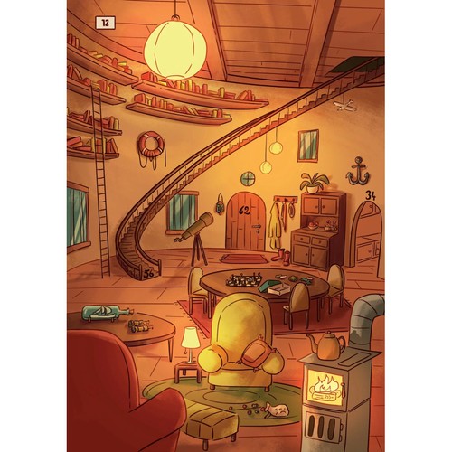 Illustration Navire en Détresse