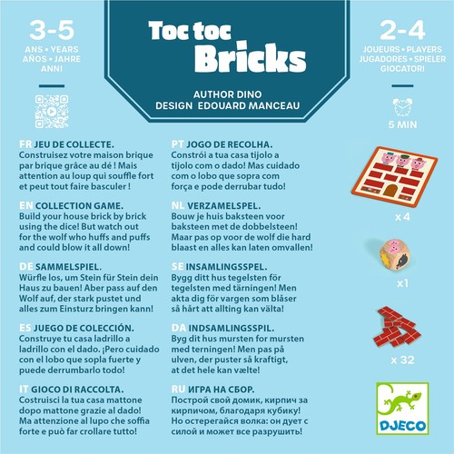 Illustration Toc Toc Bricks