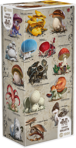 Illustration Puzzle Universe - Dracofungus: Taxonomic - 1000 Pièces