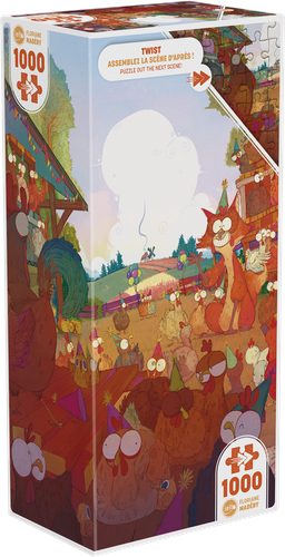 Illustration Puzzle Twist - Cheeky Fox - 1000 Pièces