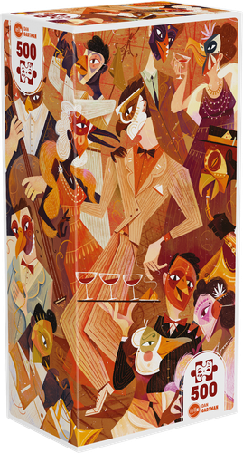 Illustration Puzzle Universe - Jazz Masks- 500 Pièces